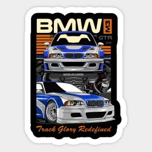 BMW GTR E46 Sticker